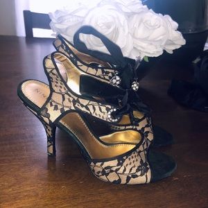 Nine West lace heels